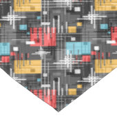 Nappe Formes géométriques modernes abstraites rayées (Angle)