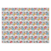 Nappe formes géométriques modernes Abstraites rayées (Devant (Horizontal))