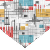 Nappe formes géométriques modernes Abstraites rayées (Angle)