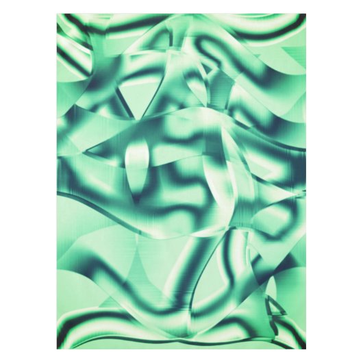 Nappe Formes vert courbé d'acrylique, quelques teintes m (Devant)