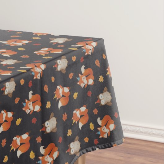 Nappe Foxes and Owl Woodland Fall Kids Birthday (In Situ)