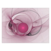 Nappe Fractale Balançant, Art Abstrait Moderne Rose de B (Devant (Horizontal))