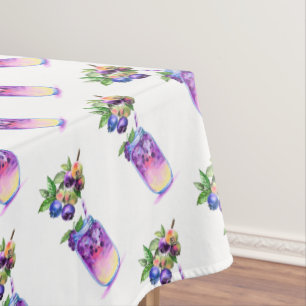 Nappe fraîche à boire aux bleuets