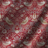Nappe Fraise Thief Rouge William Morris Motif Floral