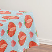Nappe Fraises de coeur avec le pois et les coeurs (In Situ)