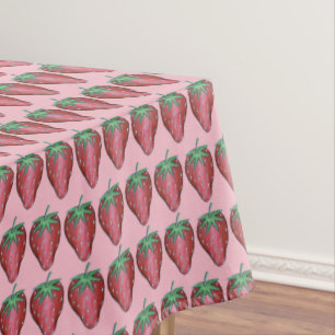 Nappe Fraises de fraises de fraises juteuses mûres Fruit