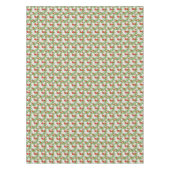 Nappe Fraises et fleurs rose et blanche (Devant)