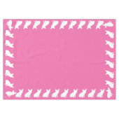 Nappe Français Baby shower Buldog Français Rose (Devant (Horizontal))