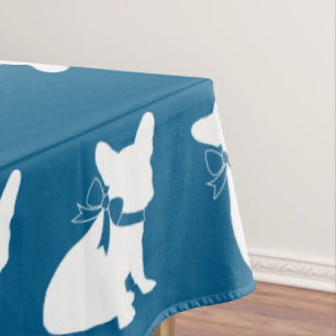 Nappe Français Baby shower Bulldog Français Frenchie Blu