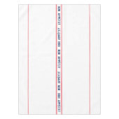 Nappe Français Bleu Bon Appétit & Rouge rayé (Devant)