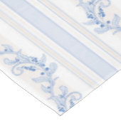 Nappe français, shabby chic, vintage, bleu pâle, blanc, (Angle)