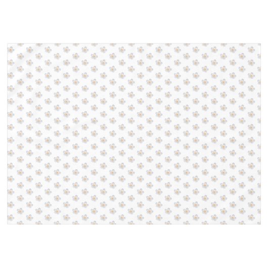 Nappe Frangipani Plumeria Fleurs sur blanc (Devant (Horizontal))