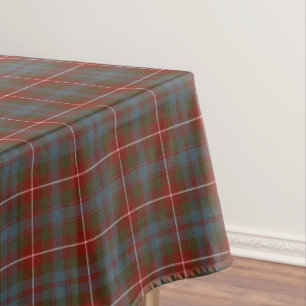 Nappe Fraser de Lovat a assourdi le tartan rouge et bleu