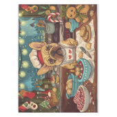 Nappe French Bulldog Holiday Baking : Noël festif (Devant)
