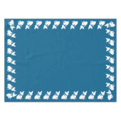 Nappe French Bulldog Theme Party - Baby shower Blue (Devant (Horizontal))