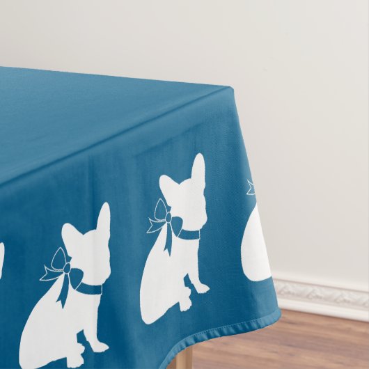Nappe French Bulldog Theme Party - Baby shower Blue (In Situ)