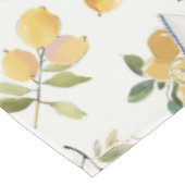 Nappe French Country Lemon Pattern Tablecloth (Angle)