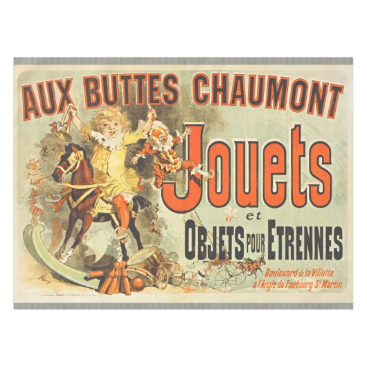 Nappe French Toy Joets Amis Poster vintage (Devant (Horizontal))