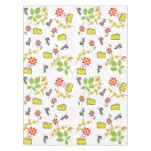 Nappe Fromage blanc Souris jaune Floral (Devant)