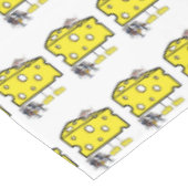 Nappe Fromage Blanc Souris Musique Jaune (Angle)