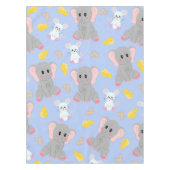 Nappe Fromage d'arachide à la souris gris blanc à élépha (Devant)
