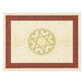Nappe Frontière de fleur d'étoile de David (Devant (Horizontal))