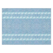 Nappe Frontière feuillue bleue et blanche d'étoile de (Devant (Horizontal))