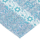 Nappe Frontière feuillue bleue et blanche d'étoile de (Angle)