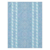 Nappe Frontière feuillue bleue et blanche d'étoile de (Devant)