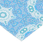 Nappe Frontière feuillue bleue et blanche d'étoile de (Angle)