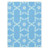 Nappe Frontière feuillue bleue et blanche d'étoile de (Devant)
