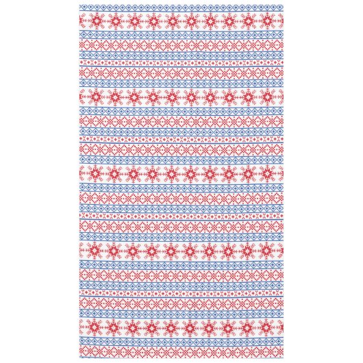 Nappe Frontières nordiques de flocon de neige de Noël (Devant)