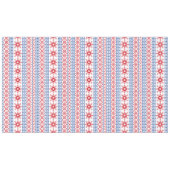 Nappe Frontières nordiques de flocon de neige de Noël (Devant (Horizontal))