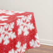 Nappe Frosty red North Pole snowflakes | sparklinw (In Situ)