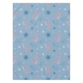 Nappe Frosty Snowman Blue Snowflake Motif (Devant)