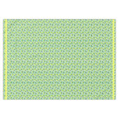 Nappe Fruit d'été jaune et de mer Citron bleu rayé (Devant (Horizontal))