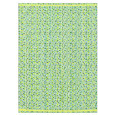 Nappe Fruit d'été jaune et de mer Citron bleu rayé (Devant)