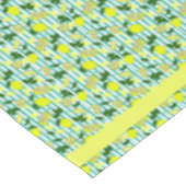 Nappe Fruit d'été jaune et de mer Citron bleu rayé (Angle)