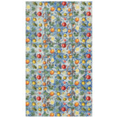 Nappe Fruit d'été méditerranéen & Mosaïque Bleue Blanc (Devant)