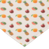 Nappe Fruits assortis sur fond beige clair (Angle)