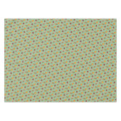 Nappe Fruits assortis sur fond vert laurier (Devant (Horizontal))