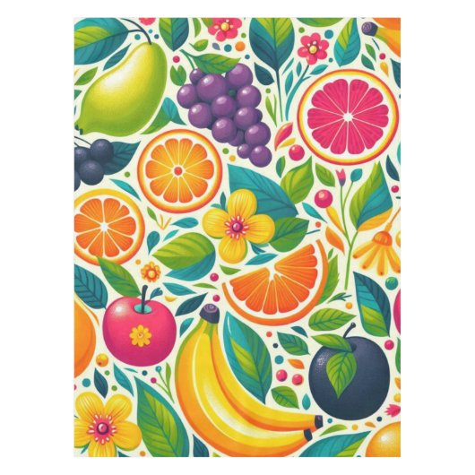 Nappe Fruits colorés (Devant)