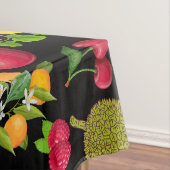 Nappe Fruits colorés Motif 01.b Black BG (In Situ)