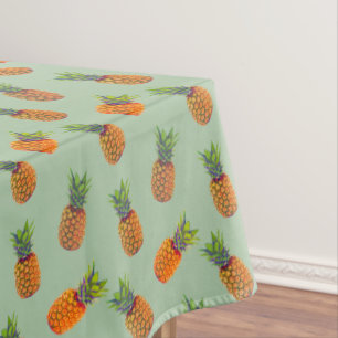 Nappe Fruits d'ananas sur Laurel Green