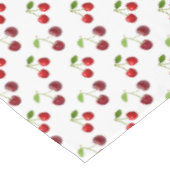 Nappe Fruits de cerise sur fond blanc (Angle)