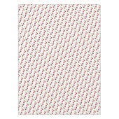 Nappe Fruits de cerise sur fond blanc (Devant)