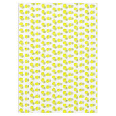 Nappe Fruits de citron jaune sur blanc (Devant)