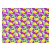 NAPPE FRUITS DE CITRON SUR FOND VIOLET (Devant (Horizontal))