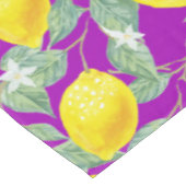 NAPPE FRUITS DE CITRON SUR FOND VIOLET (Angle)