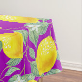 NAPPE FRUITS DE CITRON SUR FOND VIOLET (In Situ)